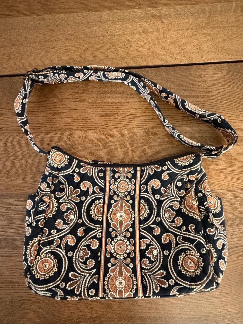 Y2K Vera Bradley Cafe Latte Quilted Bag